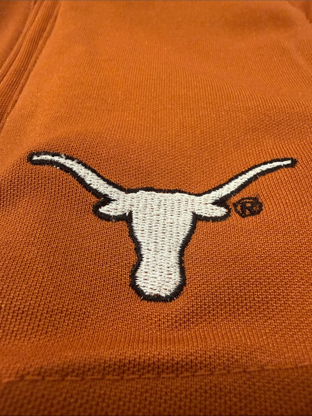 Texas Longhorns Burnt Orange Full-Zip Jacket Size Small College Football - Picture 4 of 5